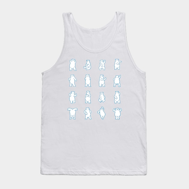 Posing and dancing polar bears  :) Tank Top by KIDEnia